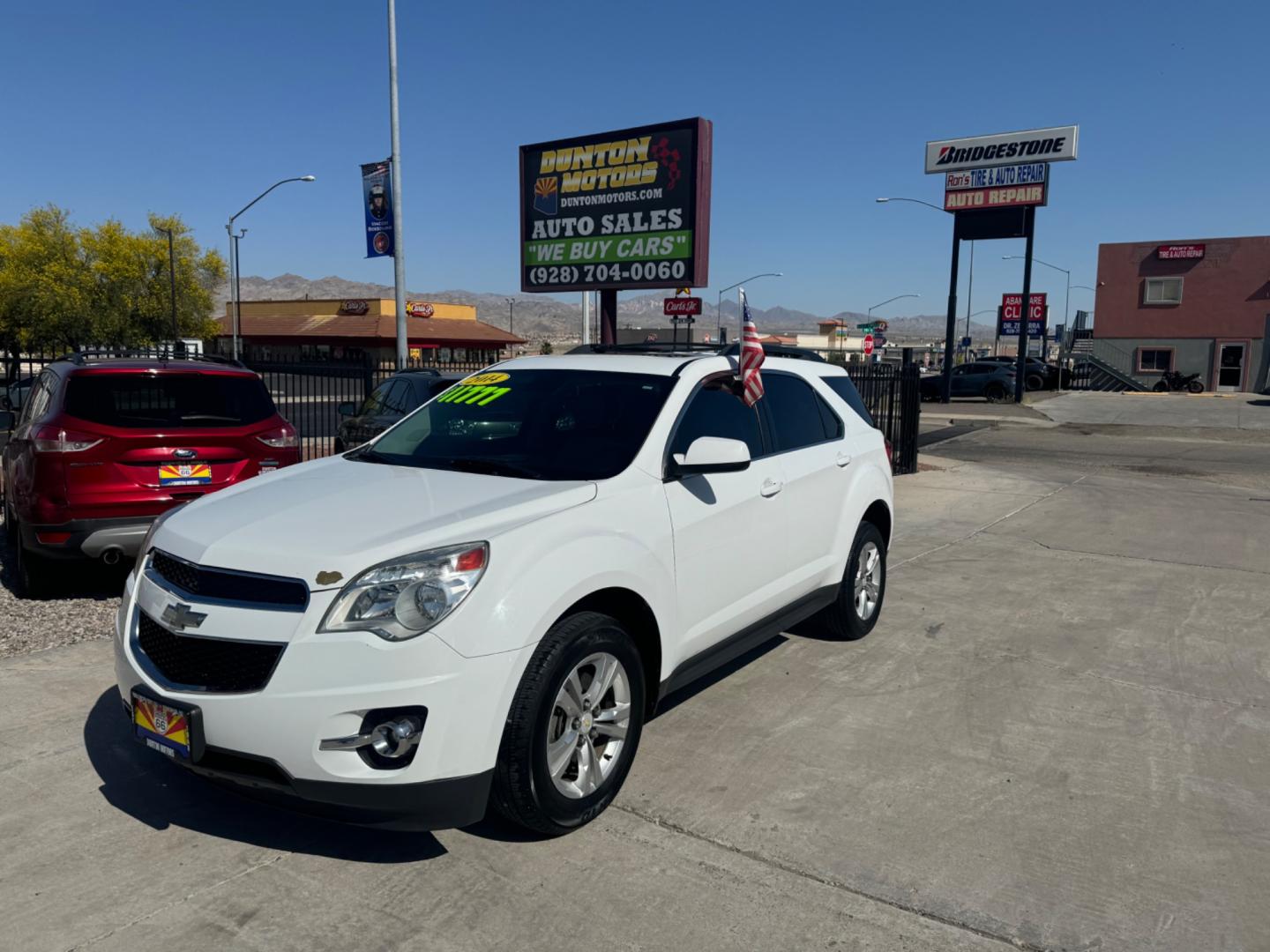 2014 White Chevrolet Equinox (2GNFLGEK0E6) , located at 2190 Hwy 95, Bullhead City, AZ, 86442, (928) 704-0060, 0.000000, 0.000000 - Photo#2